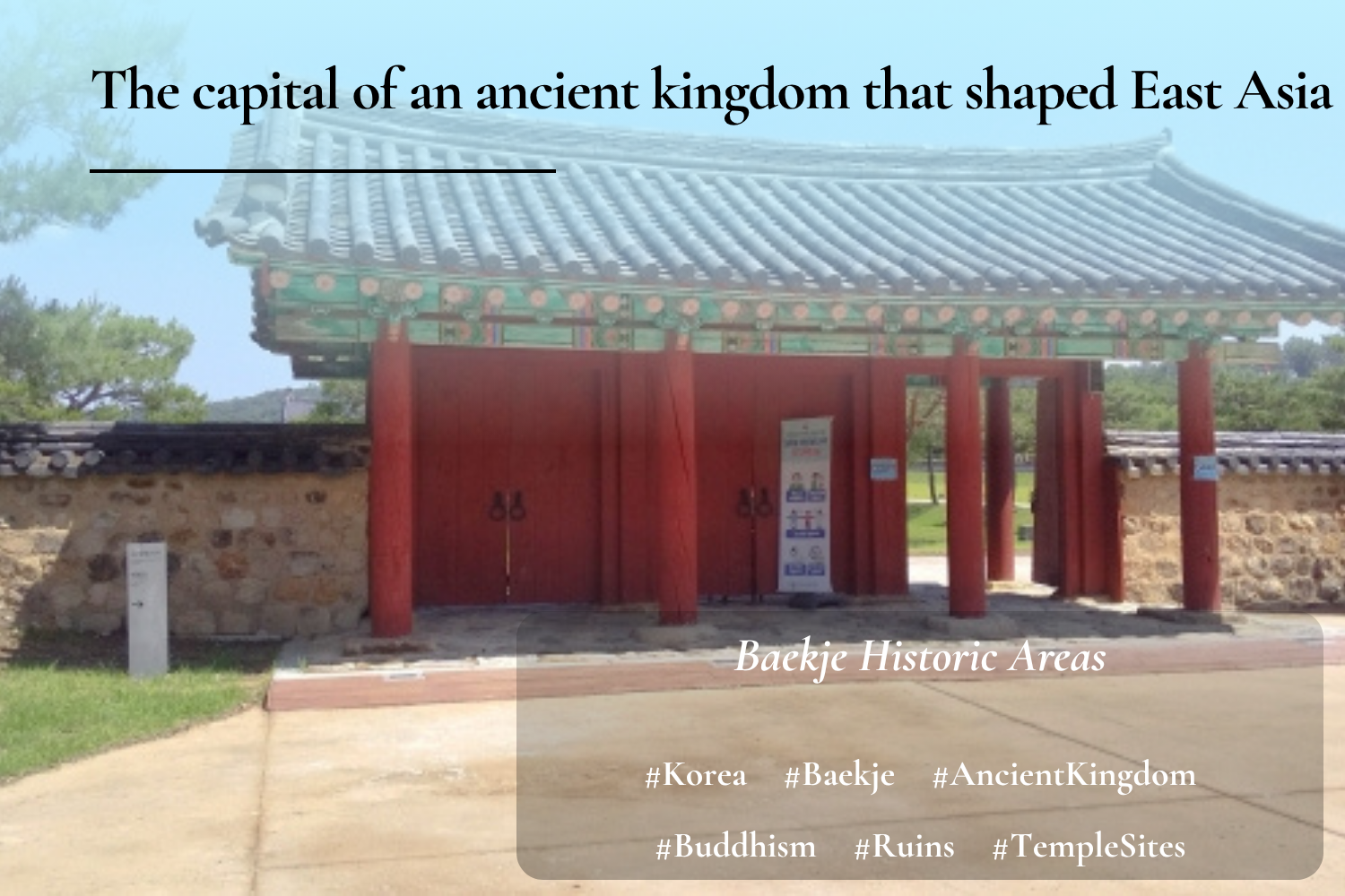Baekje Historic Areas