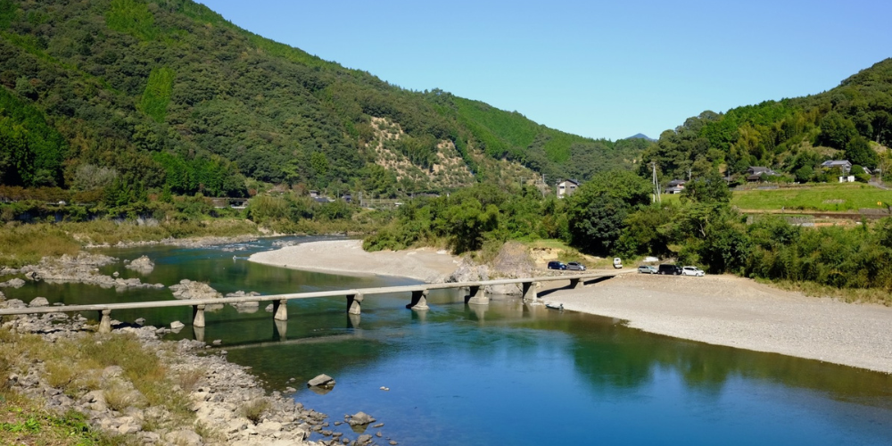 源流から河口までの河川景観